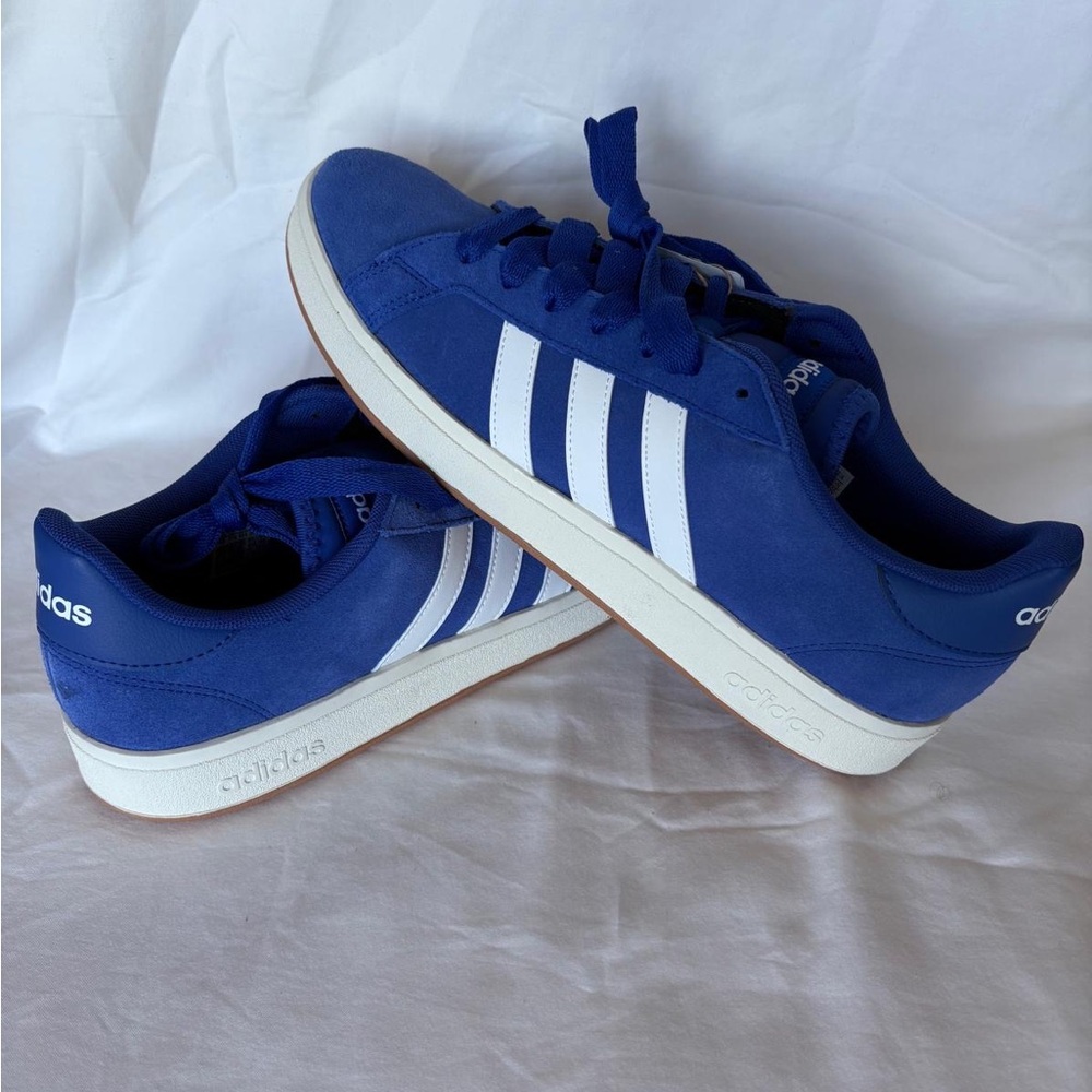 Adidas Grand Court Base 00s Mens Sneakers-Royal Blue